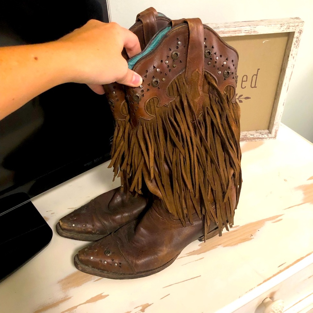Corral fringe boots
